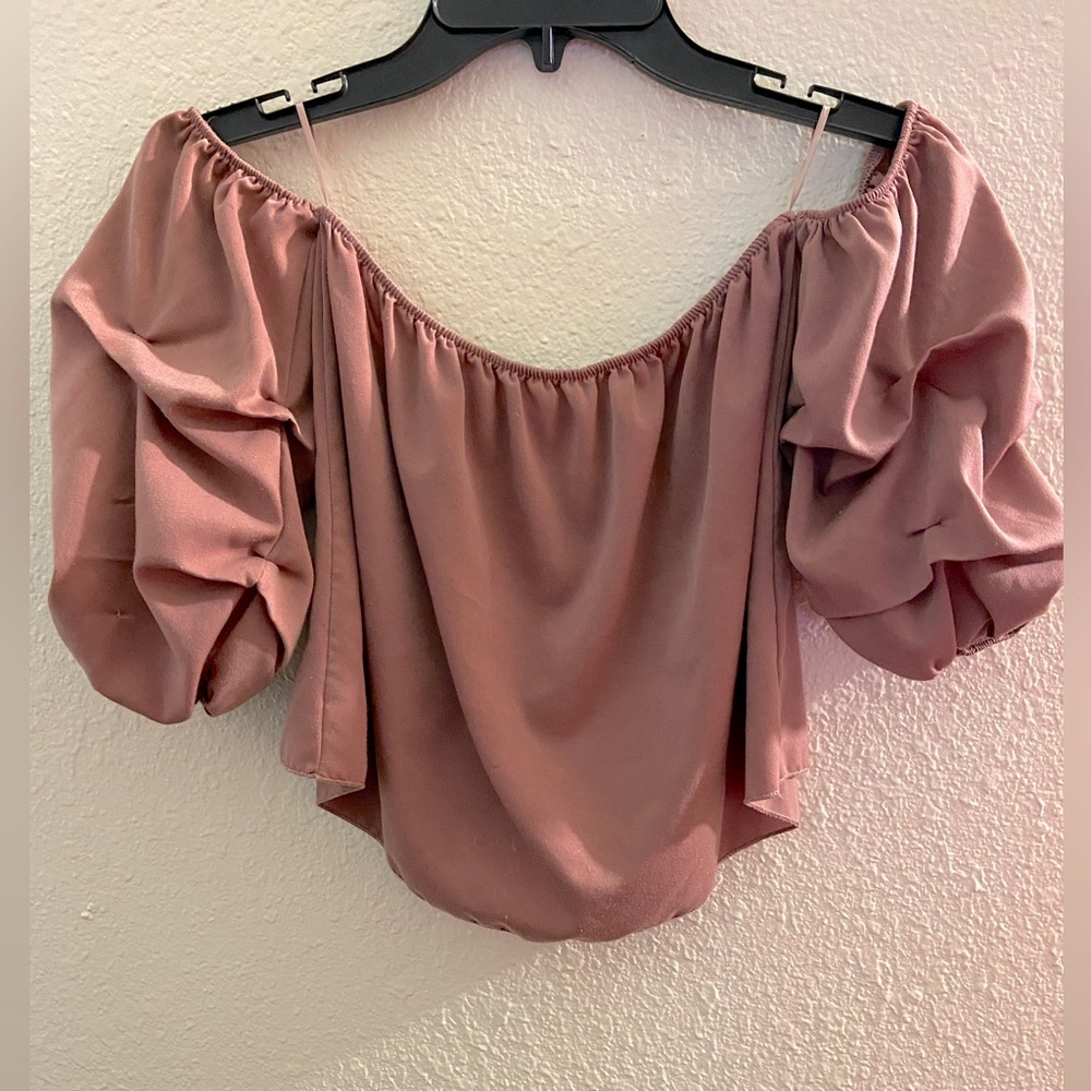 Lavender Field Off-the-Shoulder Top